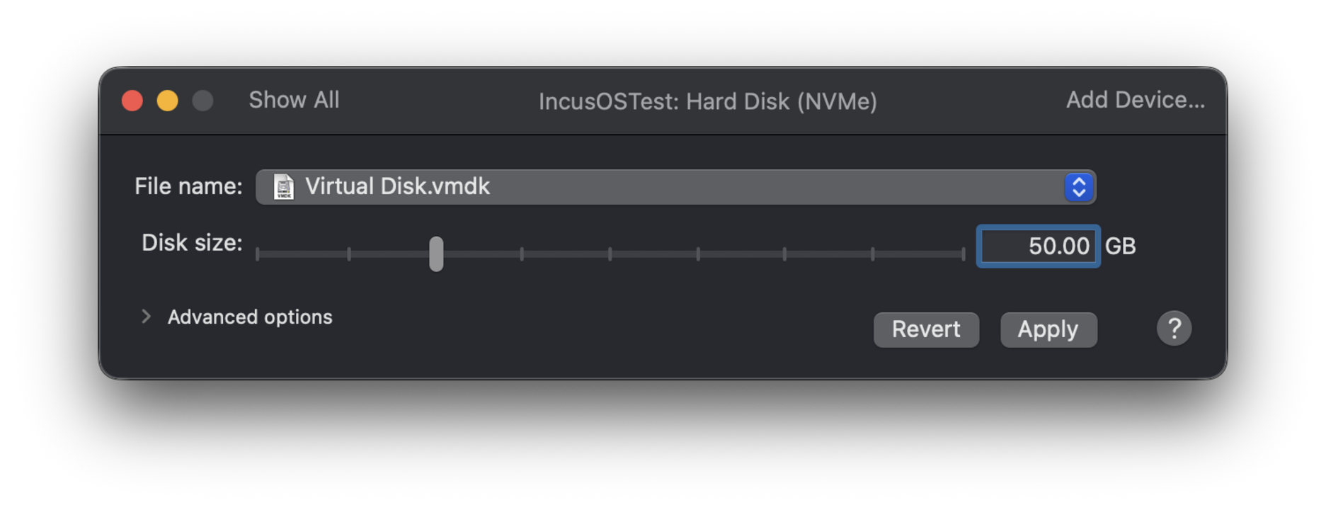 Customize the disk