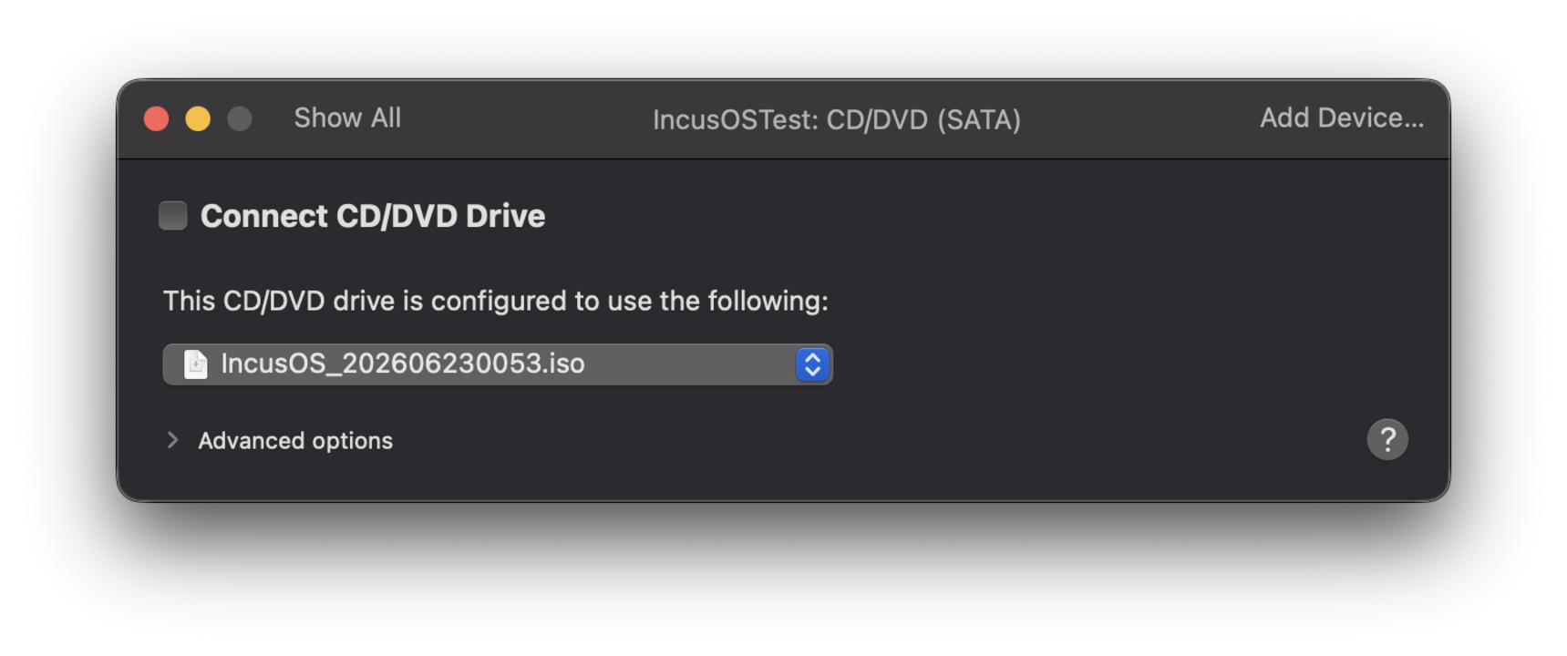 Disconnect the CDROM
