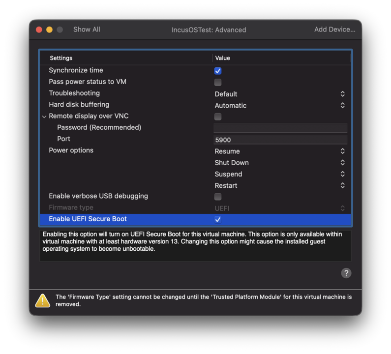 Enable Secure Boot