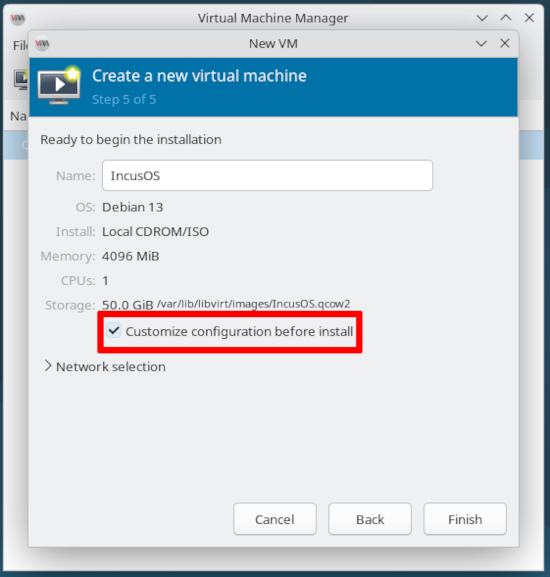 libvirt VM configuring customize